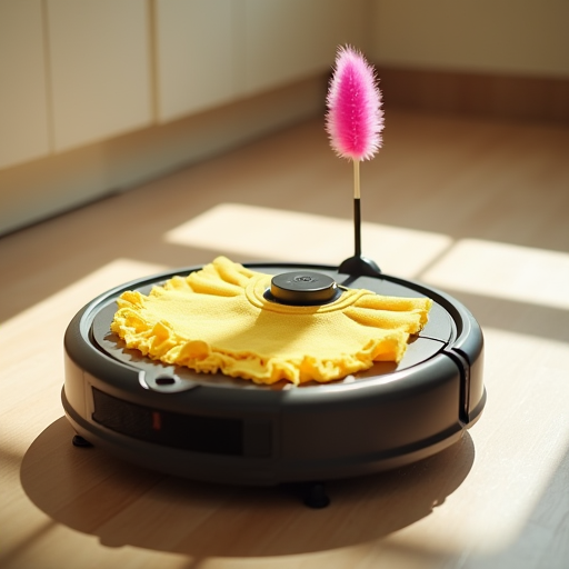 Duster Daisy AI-generated robot maid