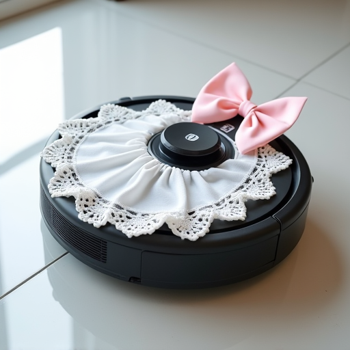 Frilly Francine AI-generated robot maid